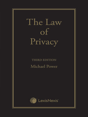 cover image of The Law of Privacy